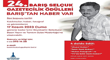 24. Barış Selçuk Gazetecilik Ödülleri’ne başvurular başladı