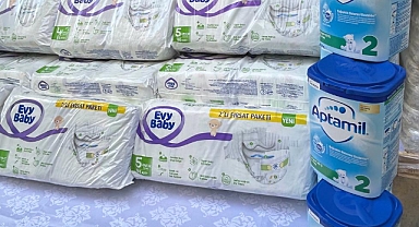 Büyükşehir bez ve mama desteğinde 100 bini aştı