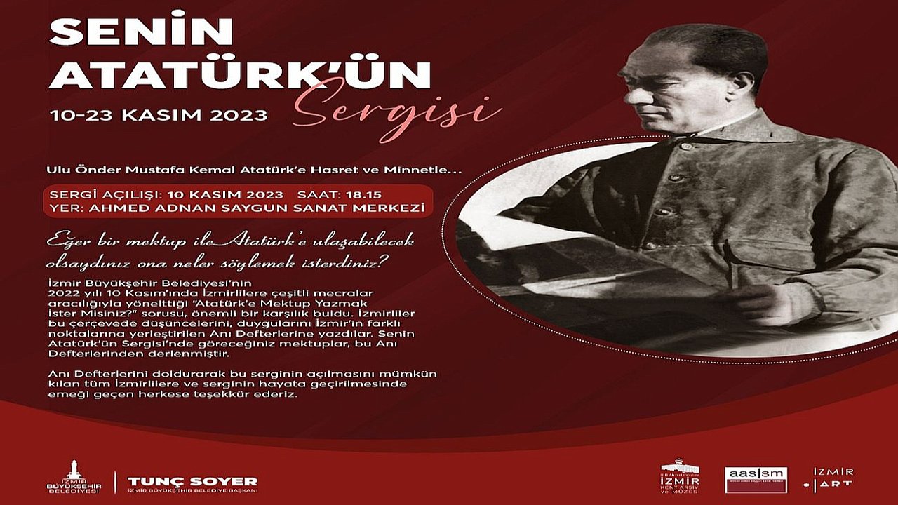 İzmirlilerin Atatürk’e yazdığı mektuplar sergilenecek