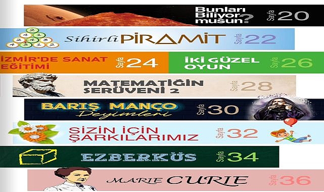 ‘İzmir Çocuk’ dergisi yepyeni içerikleri ile yayımlandı