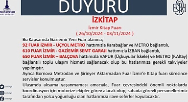Kitap Fuarı’na ulaşımı kolaylaştıracak