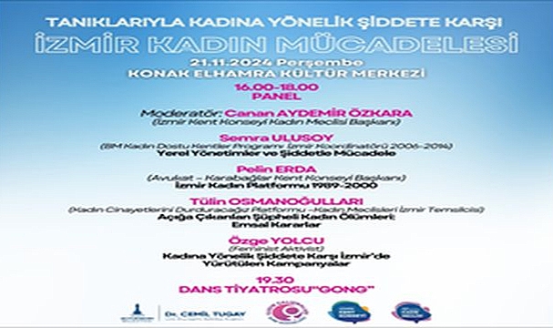 Kadına şiddete karşı İzmir