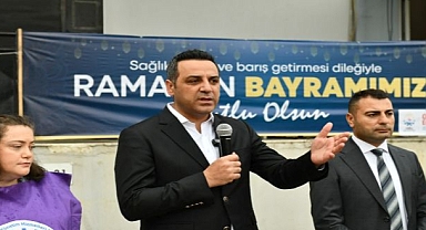Belediye Personeli ile Bayramlaştı