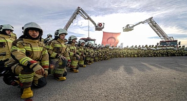İzmir'in yeni itfaiye memurları göreve hazır