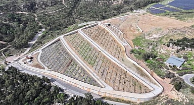 Örnekköy'de çift katlı mezarlık hizmete açılıyor