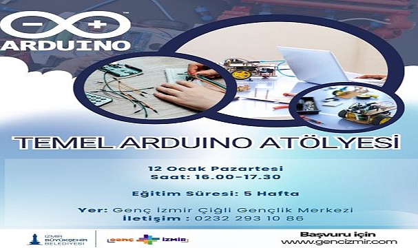 Gençler için ücretsiz Arduino atölyesi